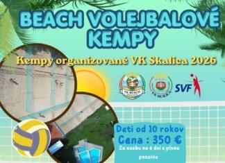 Beach volejbalové kempy – organizované VK Skalica